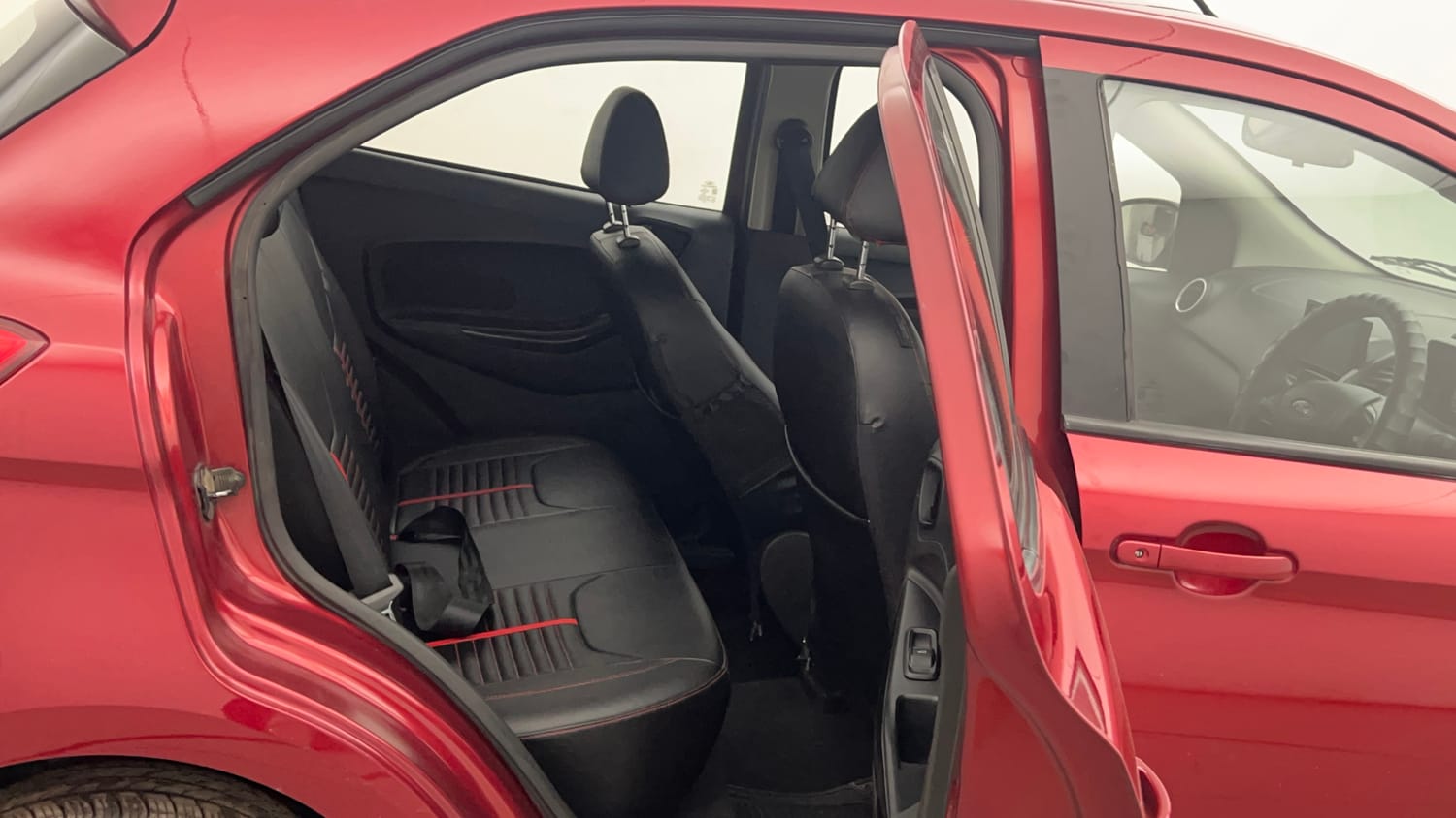Used 2020 Ford Figo Titanium 1.2 Ti-VCT MT Petrol Manual interior RIGHT SIDE REAR DOOR CABIN VIEW
