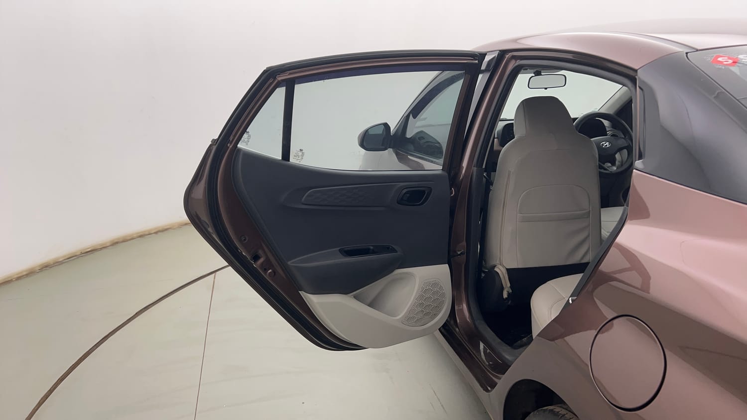 Used 2020 Hyundai Aura S 1.2 Petrol Petrol Manual interior LEFT REAR DOOR OPEN VIEW
