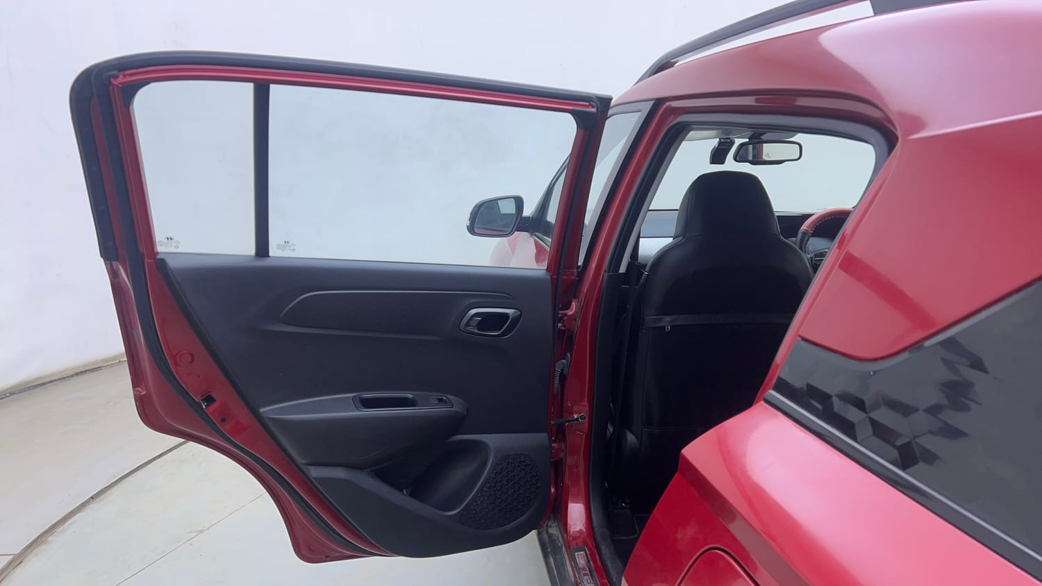 Used 2024 Hyundai Exter SX (O) Connect 1.2 AMT Petrol Automatic interior LEFT REAR DOOR OPEN VIEW