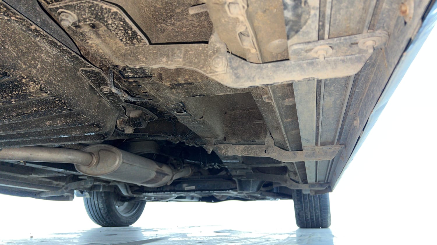 Used 2022 MG Motors Hector Sharp 1.5 Petrol CVT Petrol Automatic extra REAR RIGHT UNDERBODY VIEW