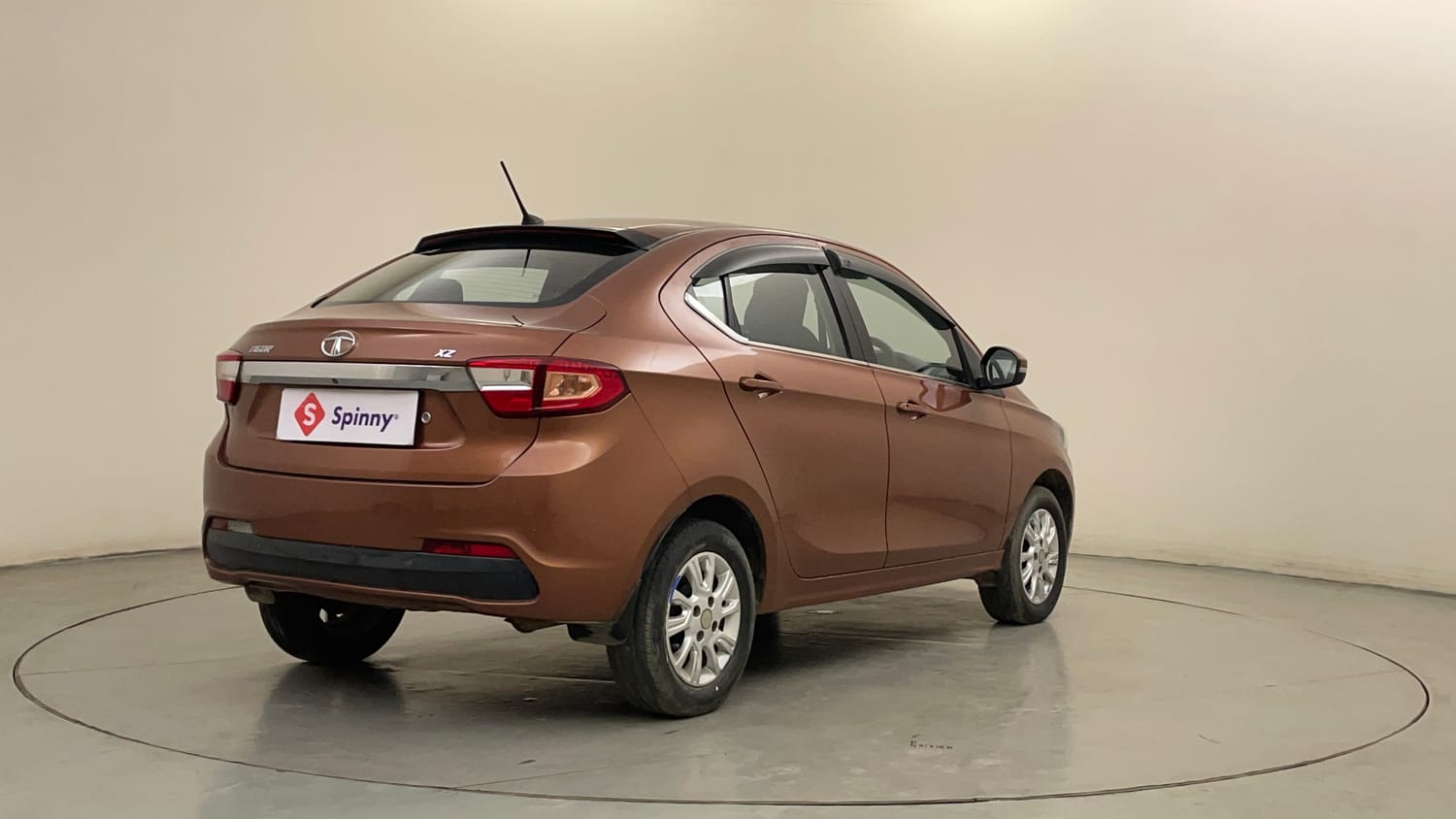 Used 2017 Tata Tigor Revotorq XZ (O) Diesel Manual exterior RIGHT REAR CORNER VIEW