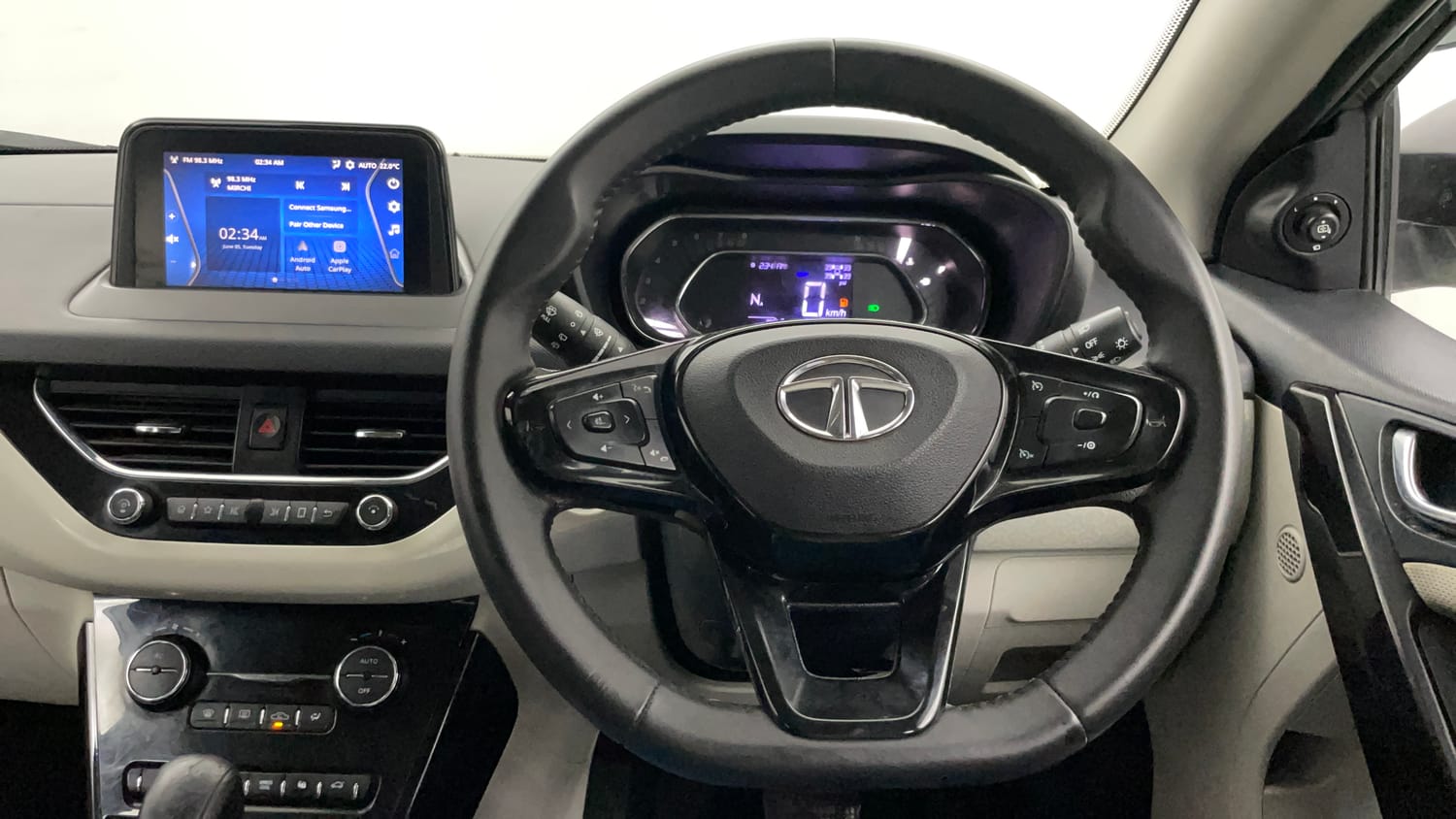 Used 2021 Tata Nexon XZA Plus (O) Diesel Diesel Automatic interior STEERING VIEW