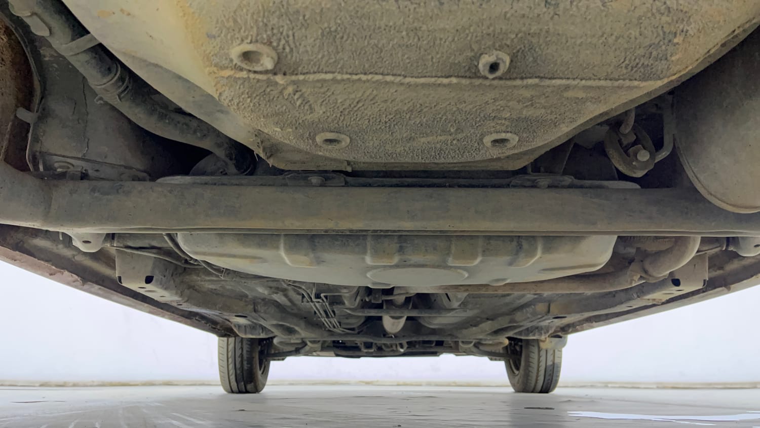 Used 2018 Tata Tiago Revotron XT Petrol Manual extra REAR UNDERBODY VIEW (TAKEN FROM REAR)