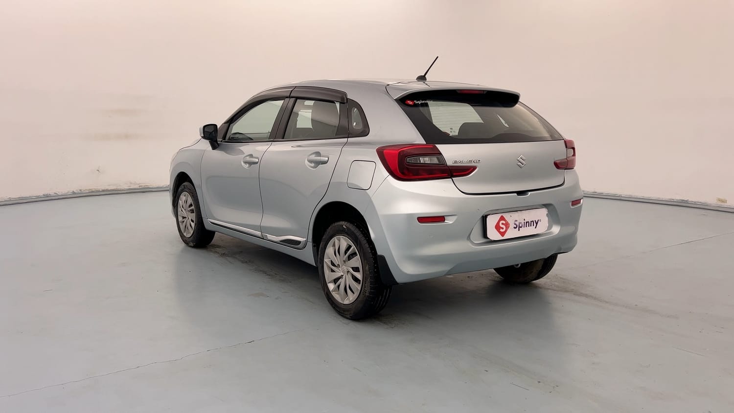 Used 2023 Maruti Suzuki Baleno Delta MT Petrol Manual exterior LEFT REAR CORNER VIEW