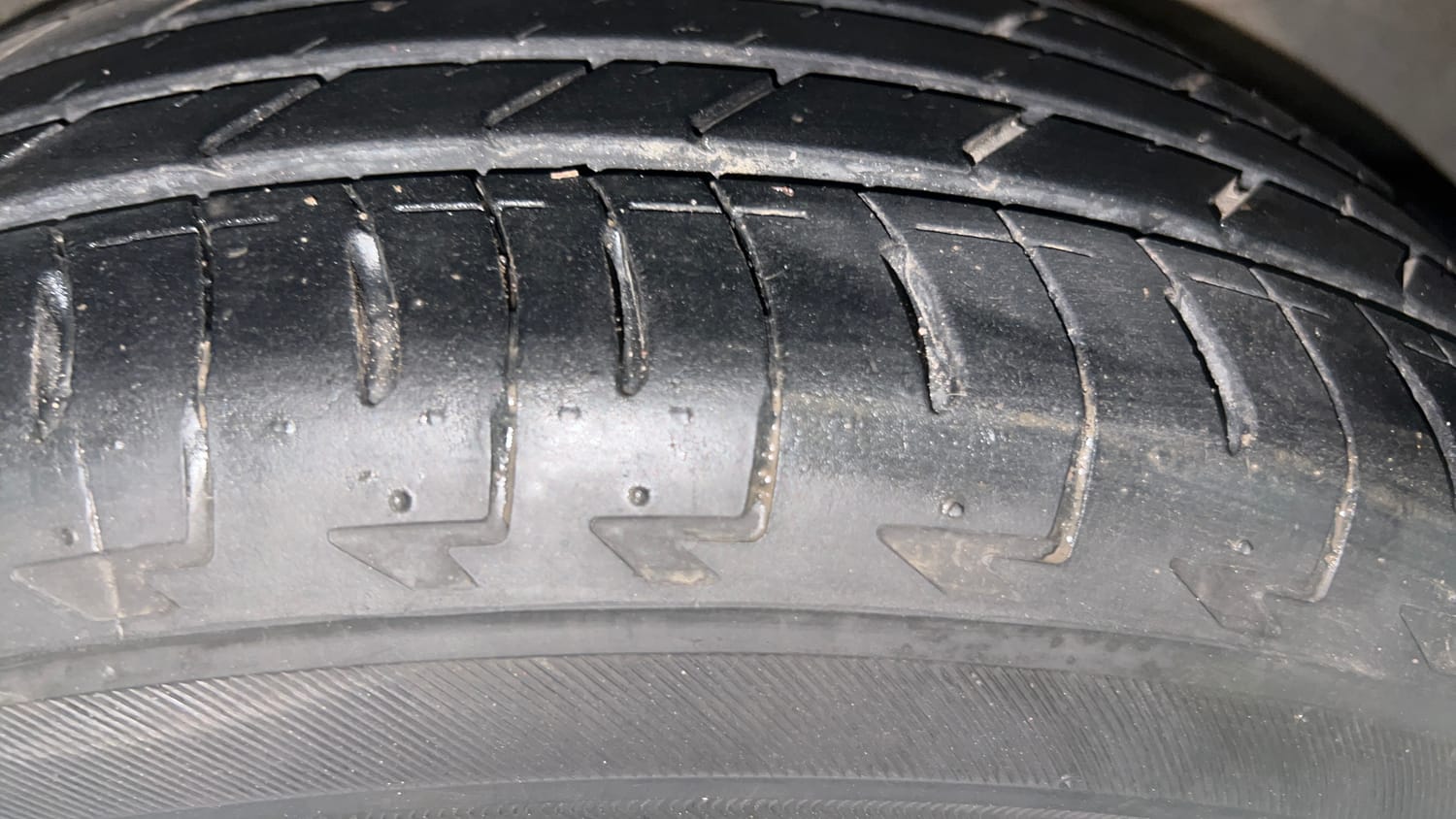 Used 2019 Honda WR-V VX MT Petrol Petrol Manual tyres LEFT REAR TYRE TREAD VIEW