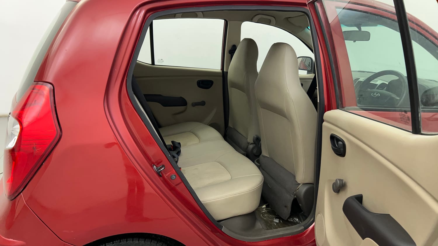 Used 2012 Hyundai i10 Era 1.1 iRDE2 Petrol Manual interior RIGHT SIDE REAR DOOR CABIN VIEW