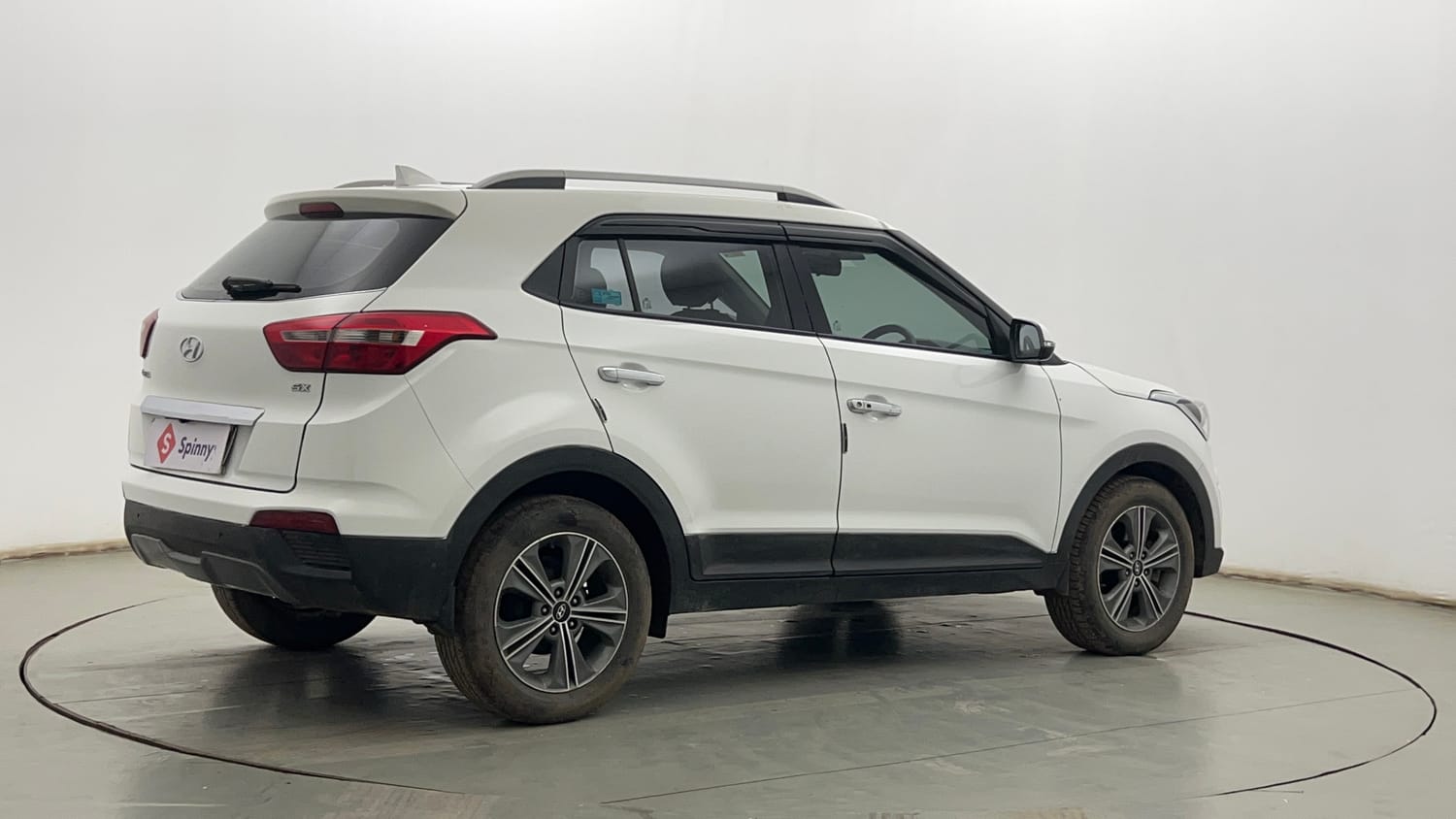 Used 2018 Hyundai Creta SX Plus 1.6 AT Petrol Petrol Automatic exterior RIGHT REAR CORNER VIEW