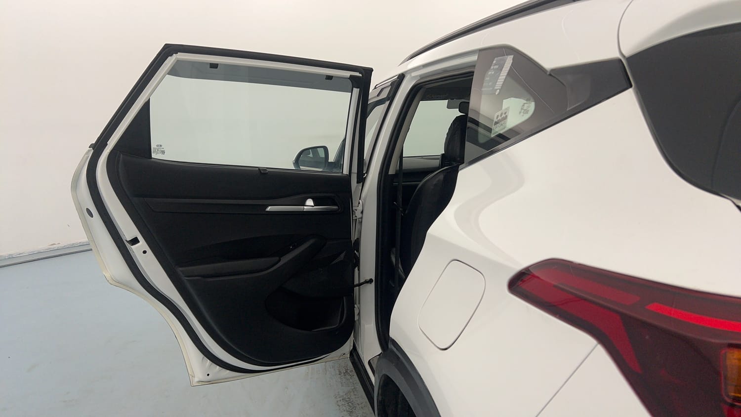 Used 2020 Kia Seltos HTK Plus 1.5 Petrol Manual interior LEFT REAR DOOR OPEN VIEW