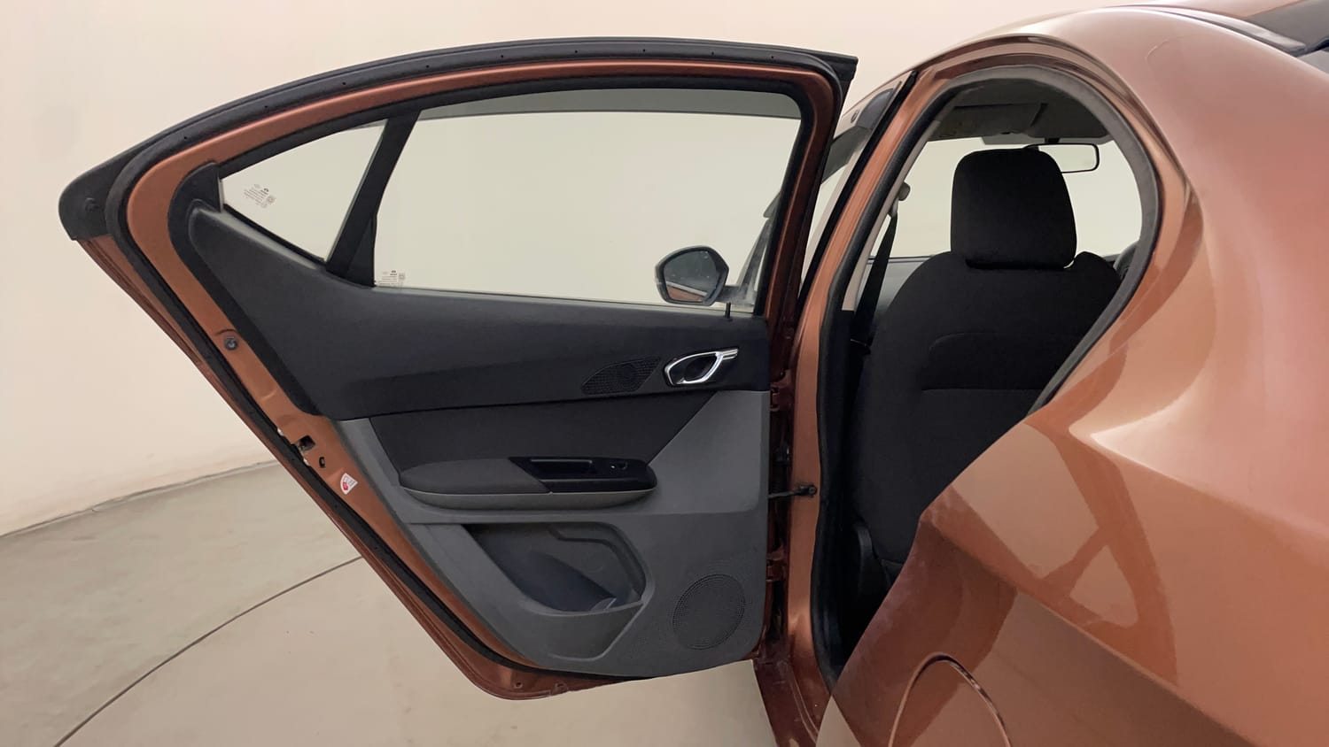 Used 2017 Tata Tigor Revotorq XZ (O) Diesel Manual interior LEFT REAR DOOR OPEN VIEW