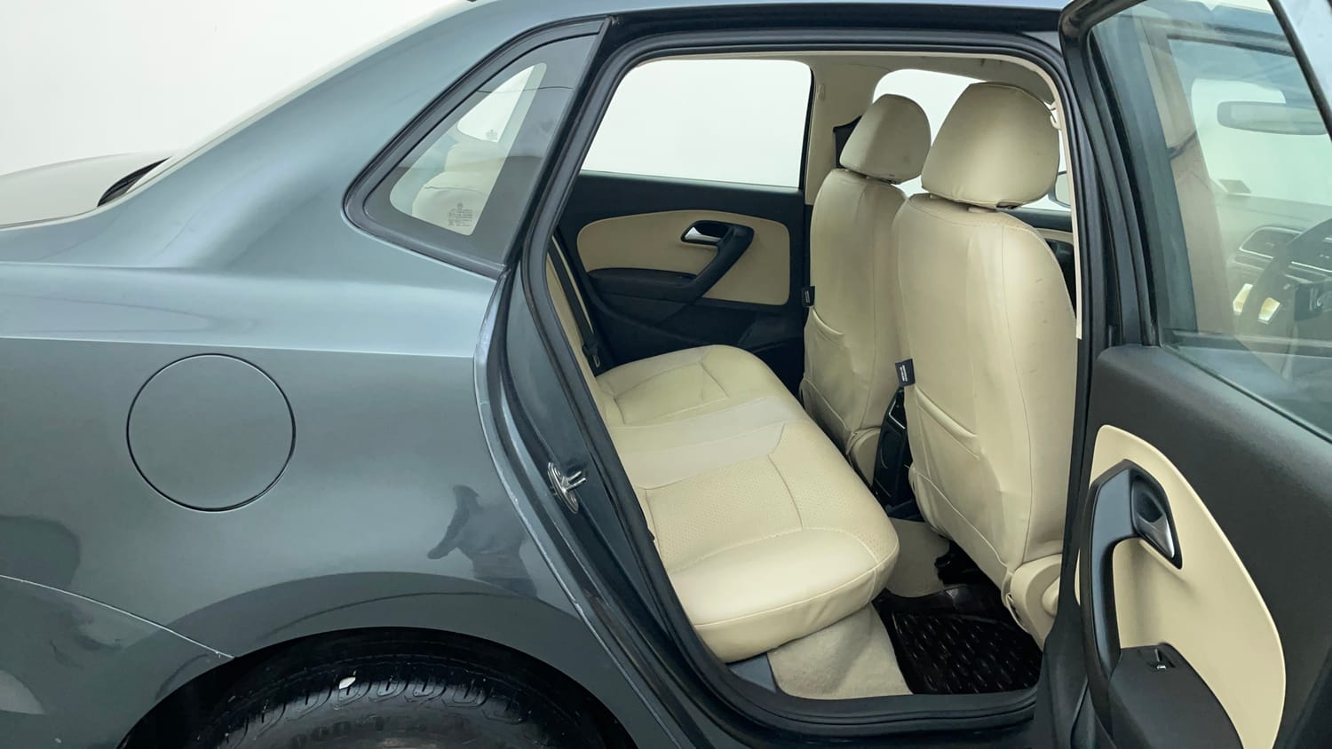 Used 2016 Volkswagen Ameo Highline1.2L (P) Petrol Manual interior RIGHT SIDE REAR DOOR CABIN VIEW