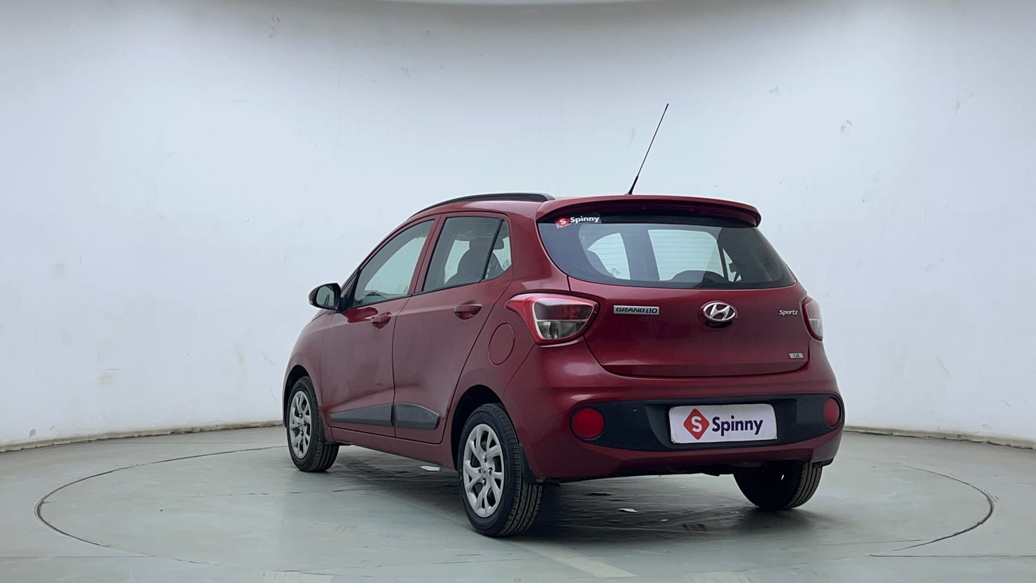 Used 2019 Hyundai Grand i10 Sportz 1.2 Kappa VTVT Petrol Manual exterior LEFT REAR CORNER VIEW
