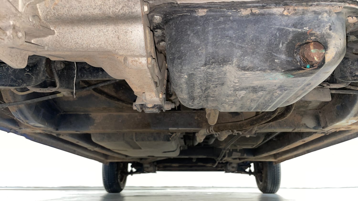 Used 2014 Tata Nano LX Petrol Manual extra REAR UNDERBODY VIEW (TAKEN FROM REAR)