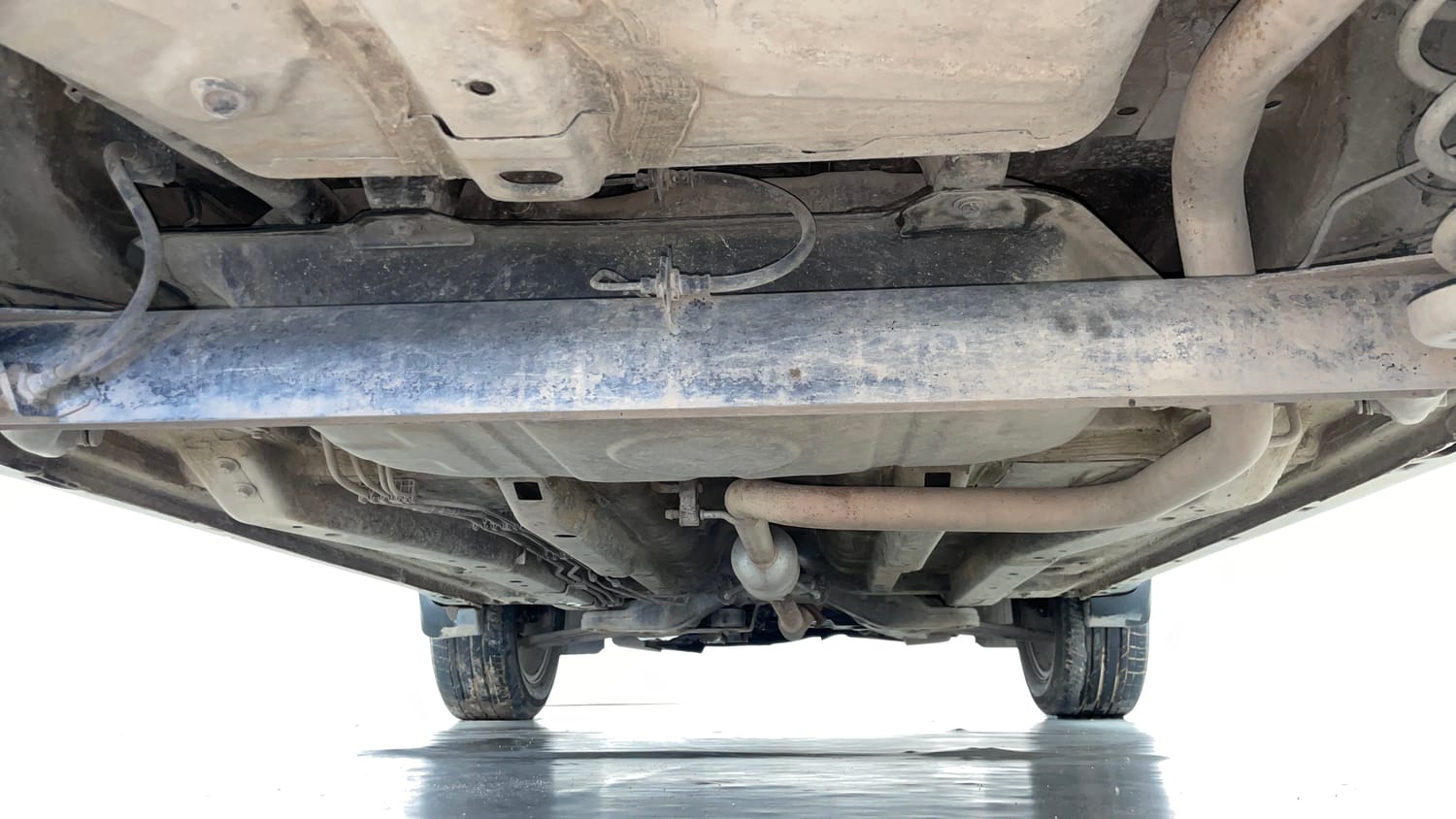 Used 2021 Tata Nexon XZA Plus (O) Diesel Diesel Automatic extra REAR UNDERBODY VIEW (TAKEN FROM REAR)