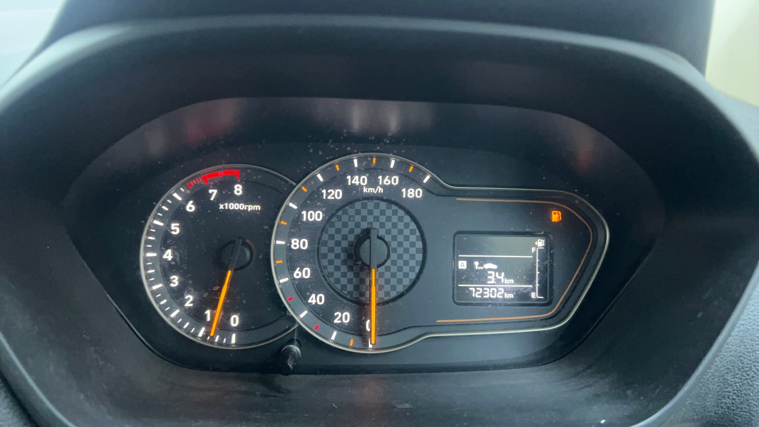 Used 2019 Hyundai Santro Sportz CNG Cng Manual interior CLUSTERMETER VIEW