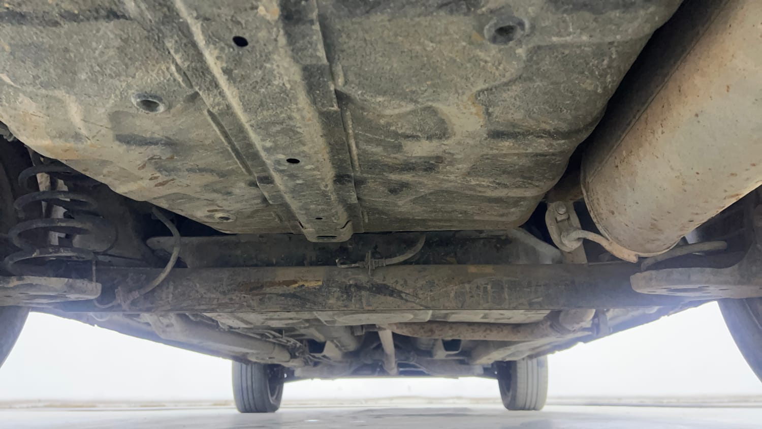 Used 2016 Tata Zest XMS Petrol Petrol Manual extra REAR UNDERBODY VIEW (TAKEN FROM REAR)