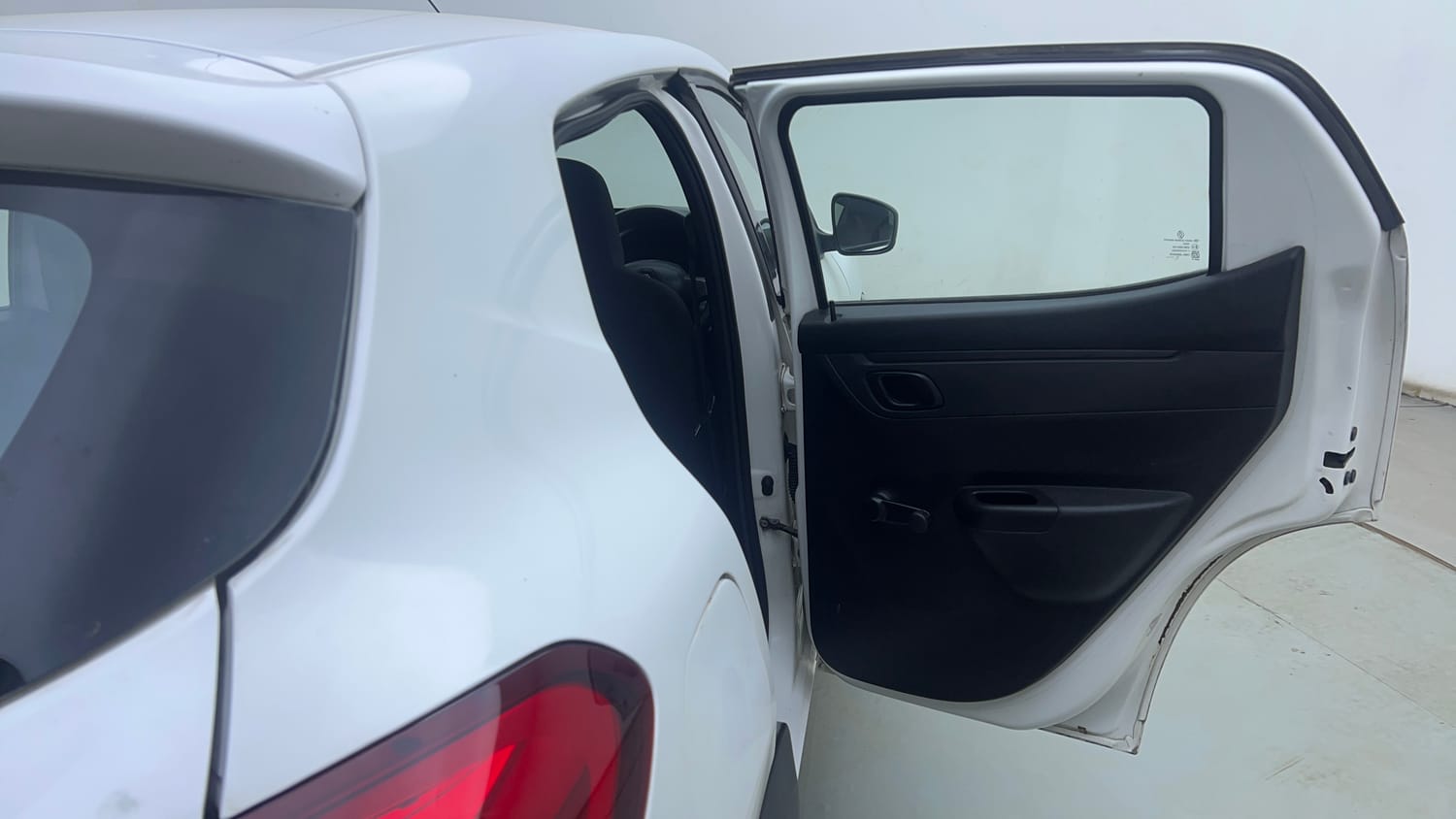 Used 2018 Renault Kwid 1.0 RXT AMT Opt Petrol Automatic interior RIGHT REAR DOOR OPEN VIEW