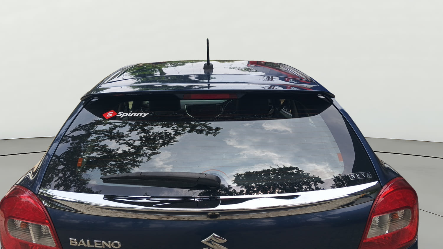 Used 2019 Maruti Suzuki Baleno Delta Petrol Manual exterior BACK WINDSHIELD VIEW
