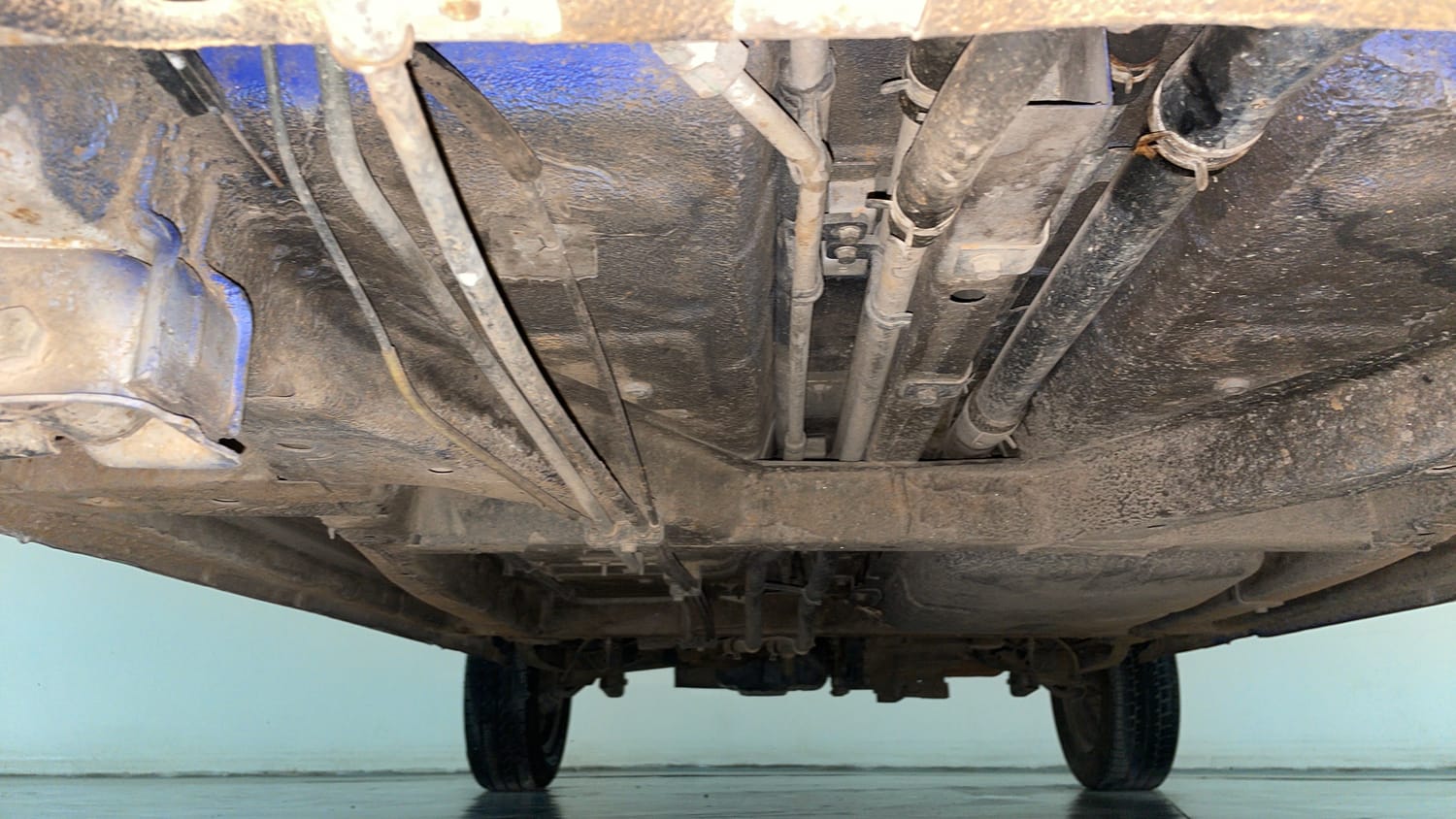 Used 2014 Tata Nano LX Petrol Manual extra FRONT LEFT UNDERBODY VIEW