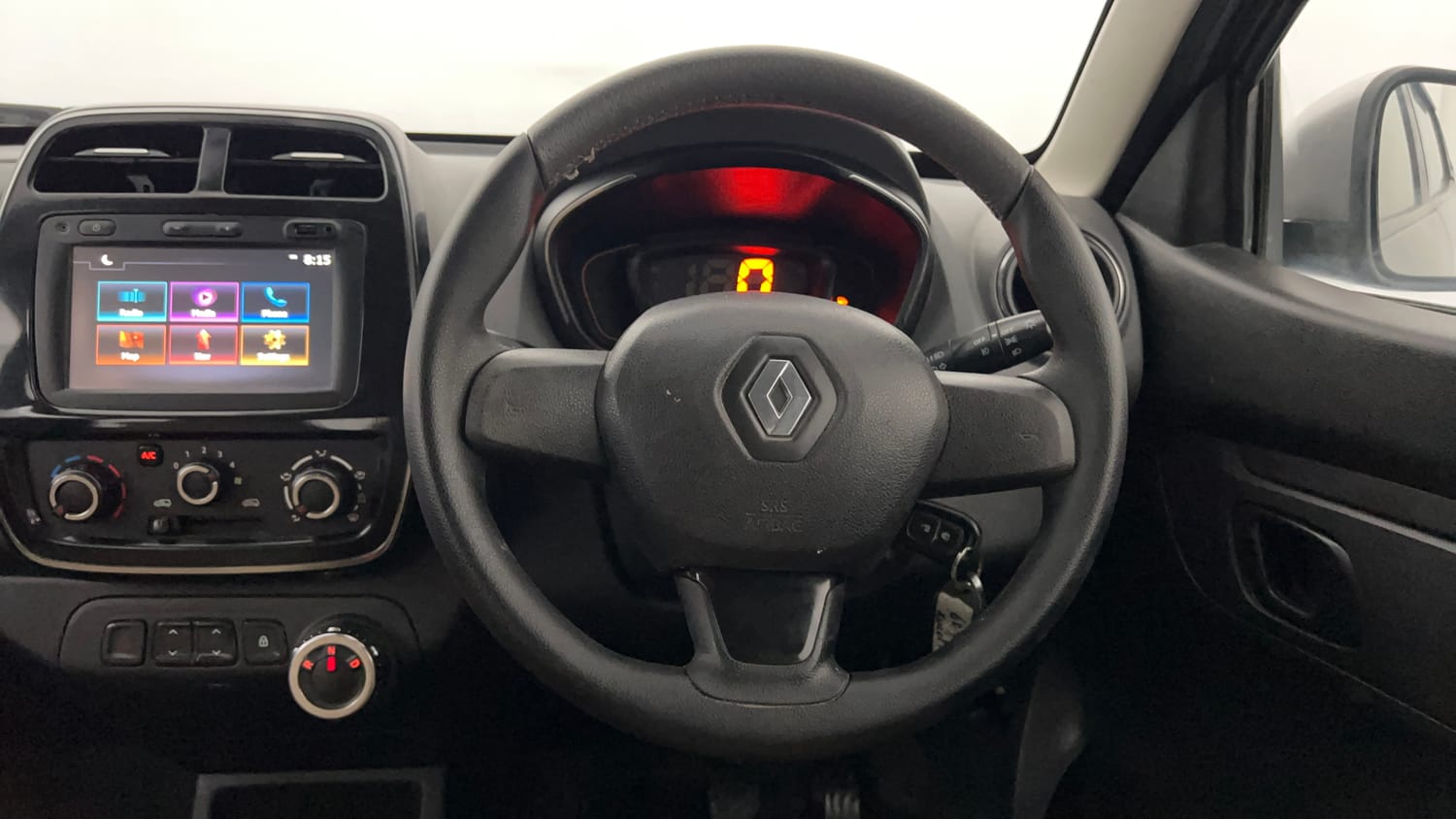 Used 2017 Renault Kwid 1.0 RXT AMT Opt Petrol Automatic interior STEERING VIEW