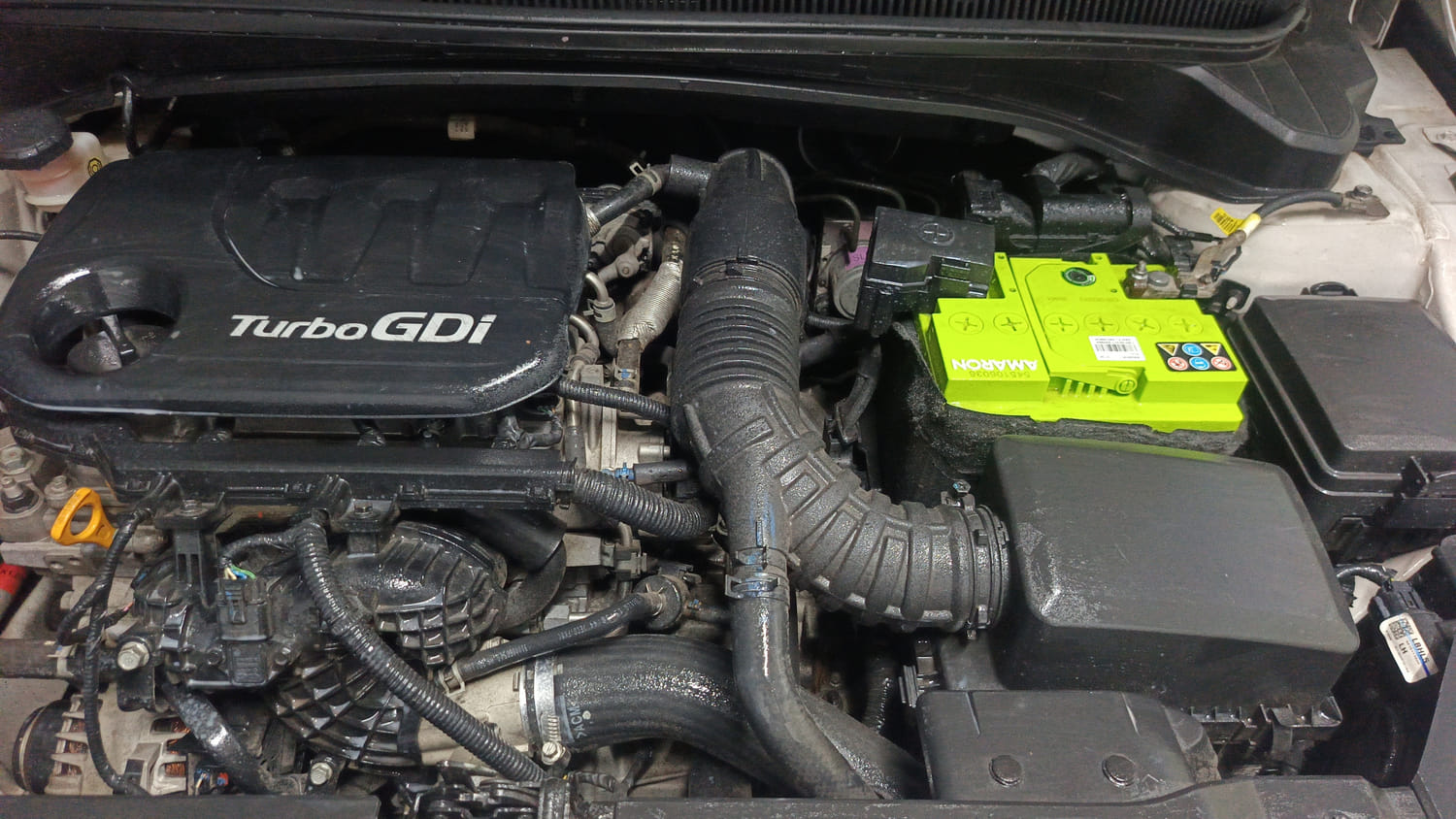 Used 2021 Hyundai i20 Asta 1.0 Turbo DCT Petrol Automatic engine ENGINE LEFT SIDE VIEW