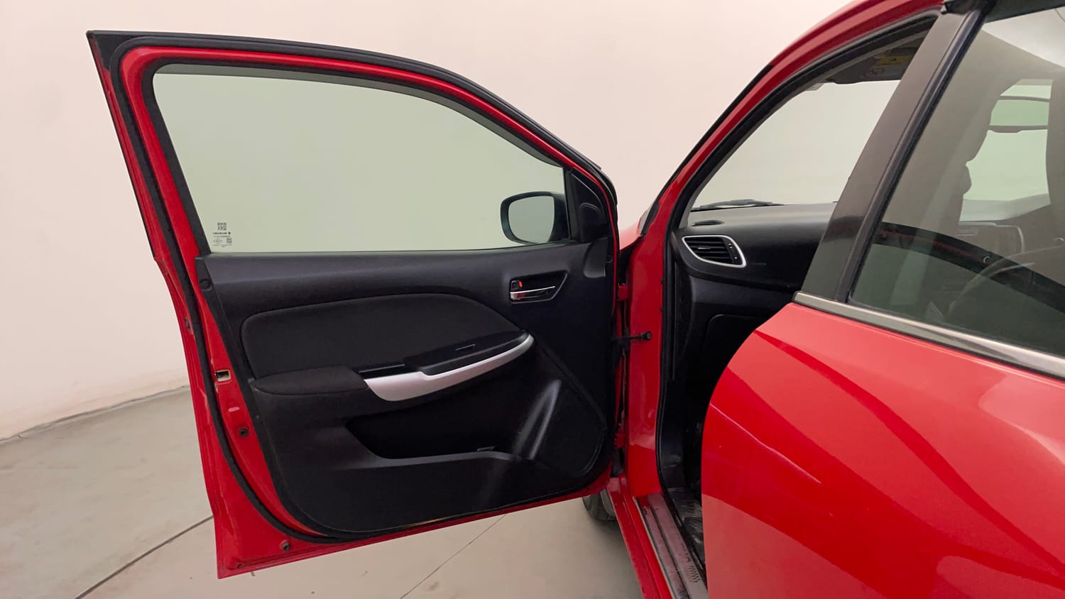 Used 2017 Maruti Suzuki Baleno Zeta 1.2 AT Petrol Automatic interior LEFT FRONT DOOR OPEN VIEW