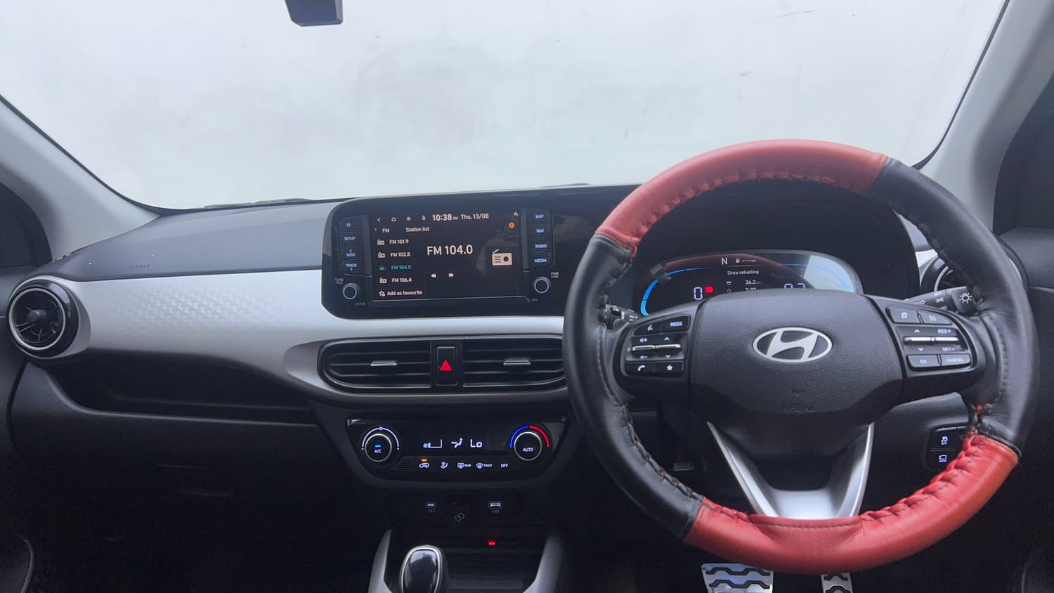 Used 2024 Hyundai Exter SX (O) Connect 1.2 AMT Petrol Automatic interior DASHBOARD VIEW