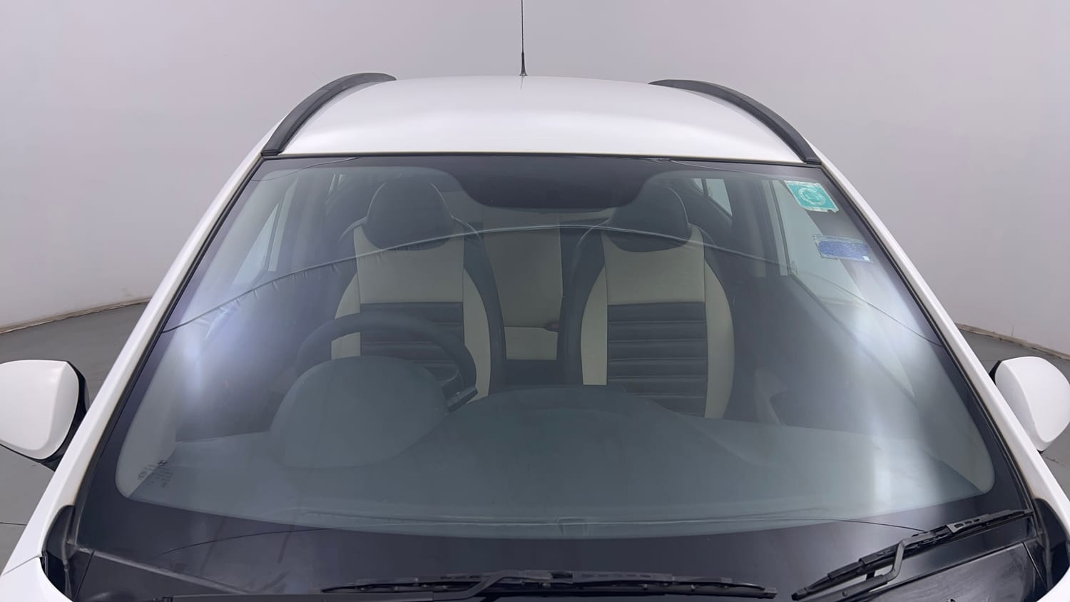 Used 2019 Hyundai Grand i10 Magna 1.2 Kappa VTVT Petrol Manual exterior FRONT WINDSHIELD VIEW