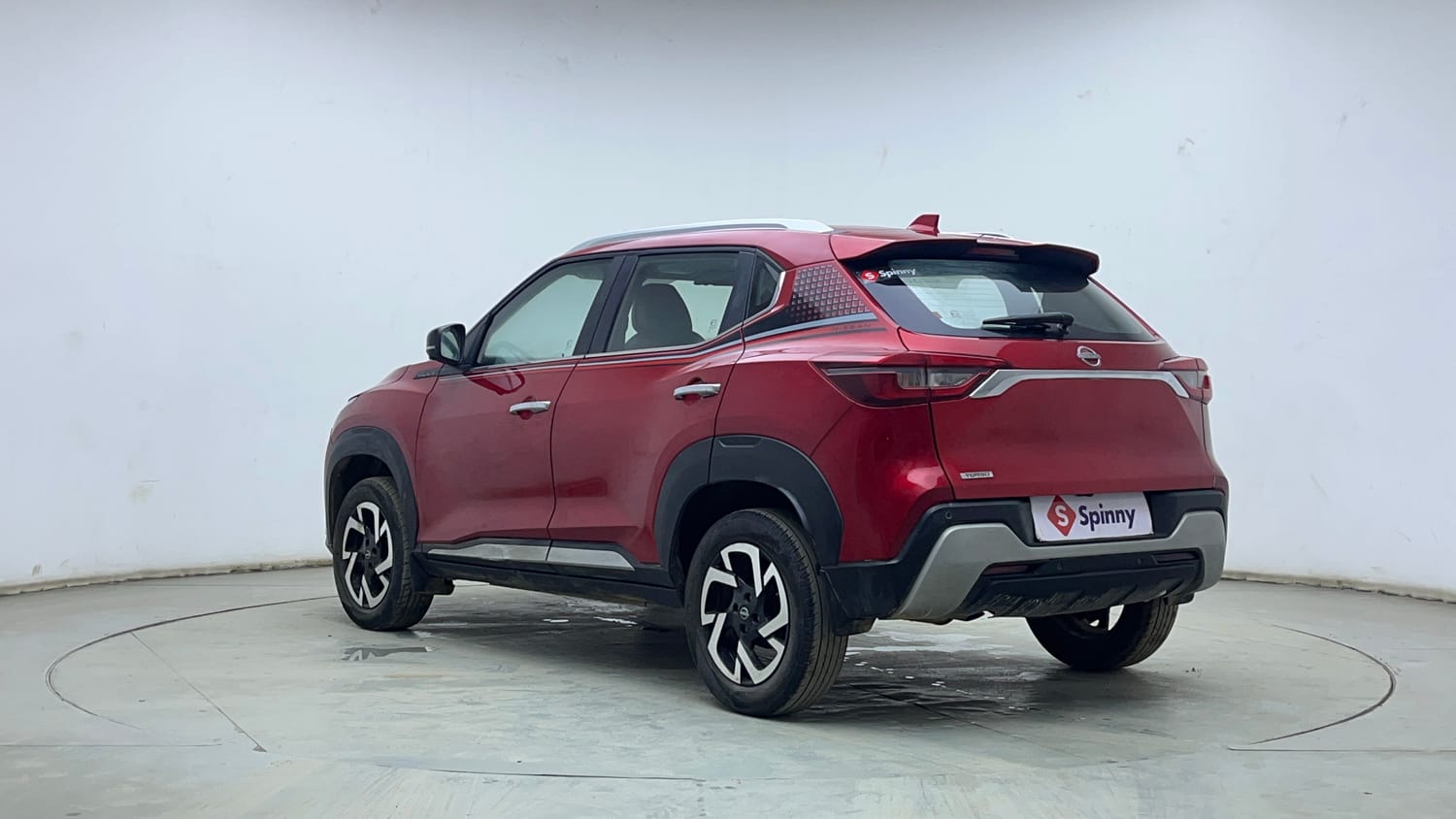 Used 2023 Nissan Magnite XV Premium Turbo Petrol Manual exterior LEFT REAR CORNER VIEW
