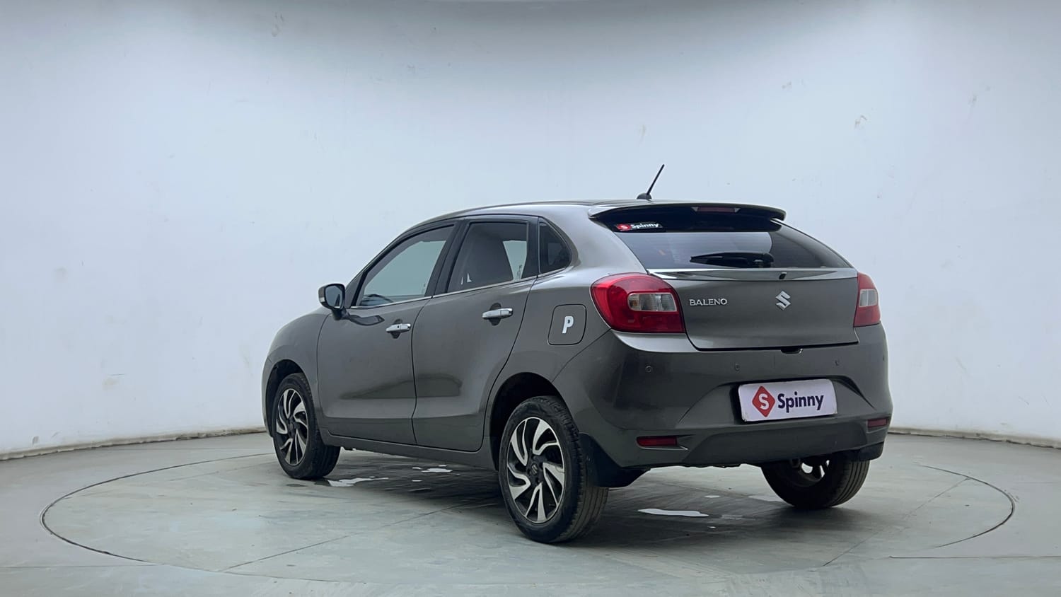 Used 2021 Maruti Suzuki Baleno Zeta Petrol Manual exterior LEFT REAR CORNER VIEW