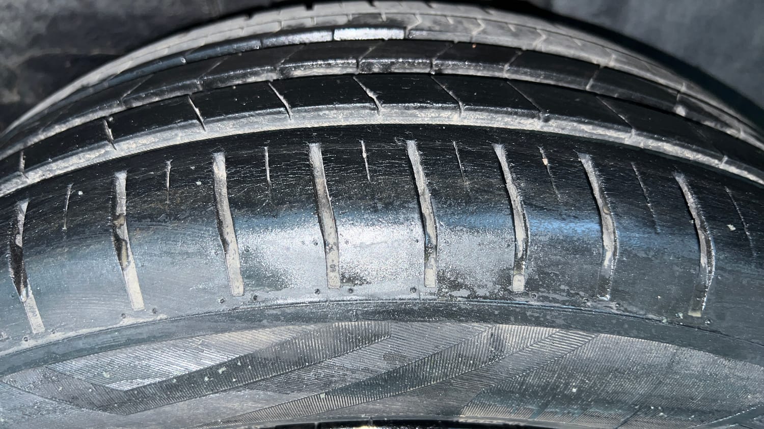 Used 2022 Tata Punch Creative AMT Petrol Automatic tyres LEFT REAR TYRE TREAD VIEW