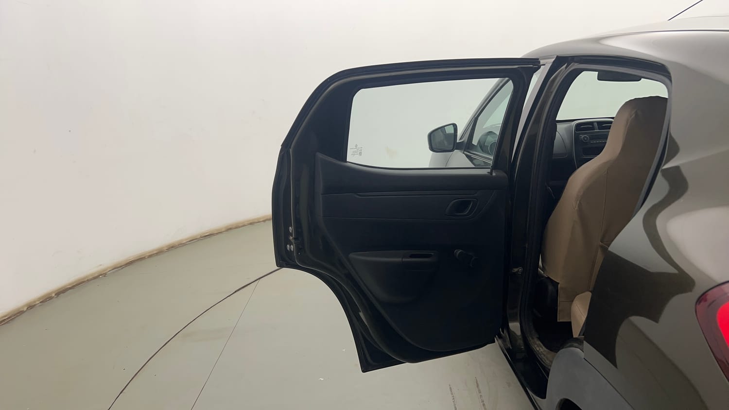 Used 2017 Renault Kwid 1.0 RXL Petrol Manual interior LEFT REAR DOOR OPEN VIEW