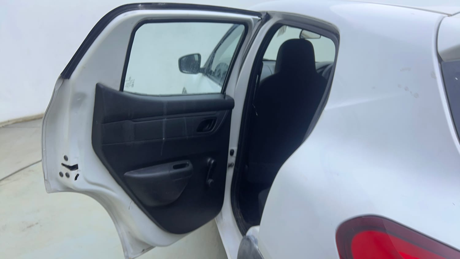 Used 2016 Renault Kwid RXT Petrol Manual interior LEFT REAR DOOR OPEN VIEW