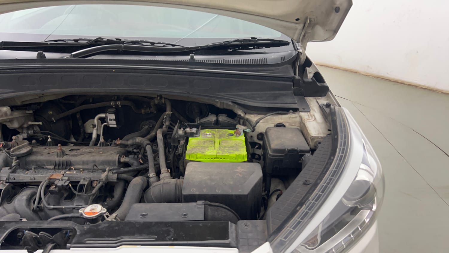 Used 2018 Hyundai Creta SX Plus 1.6 AT Petrol Petrol Automatic engine ENGINE LEFT SIDE HINGE & APRON VIEW