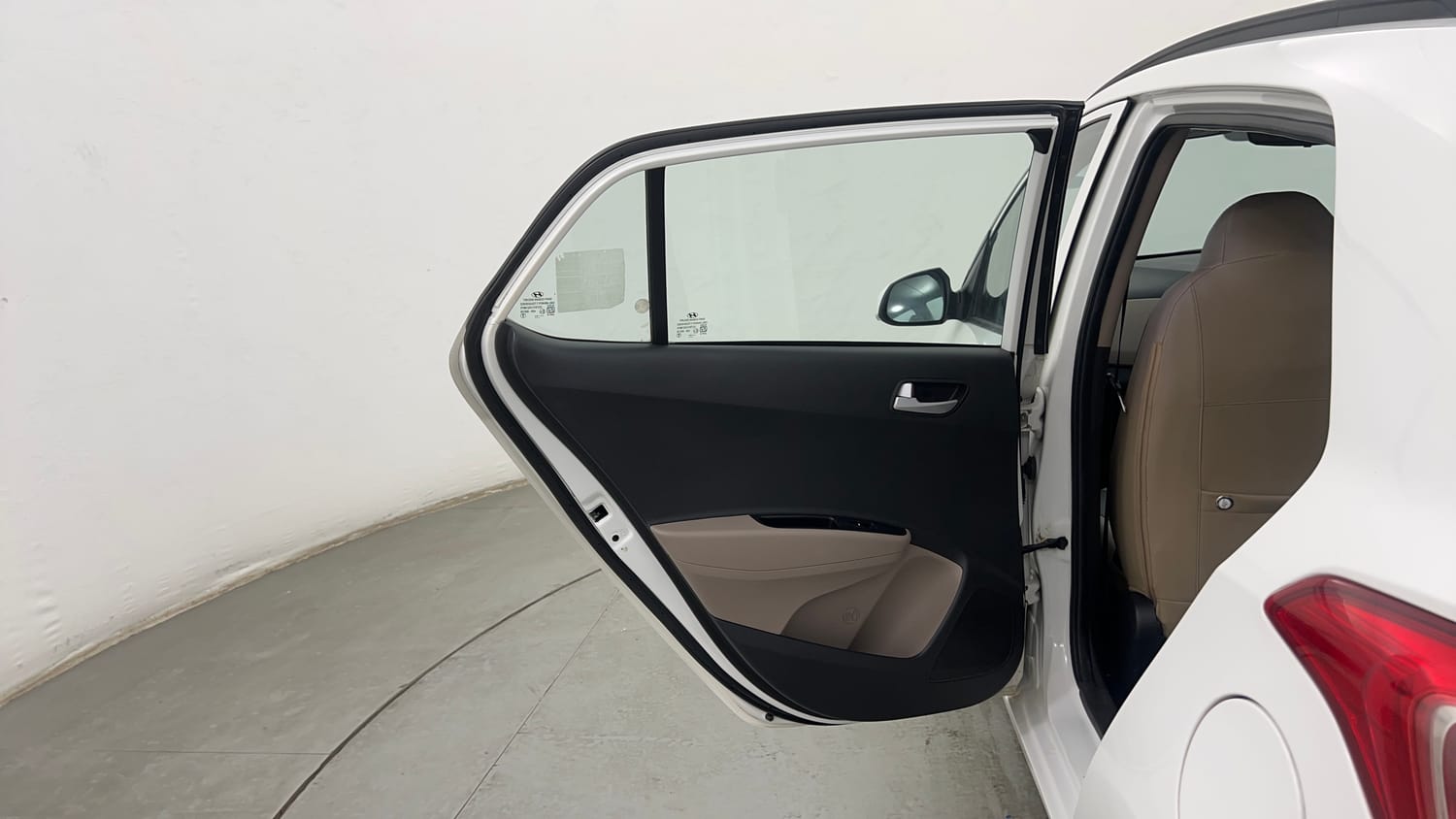 Used 2017 Hyundai Grand i10 Asta 1.2 Kappa VTVT Petrol Manual interior LEFT REAR DOOR OPEN VIEW