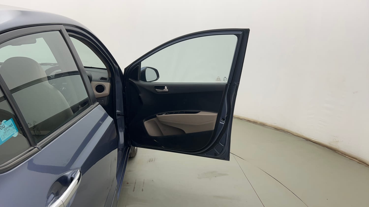 Used 2014 Hyundai Xcent SX 1.2 Petrol Manual interior RIGHT FRONT DOOR OPEN VIEW