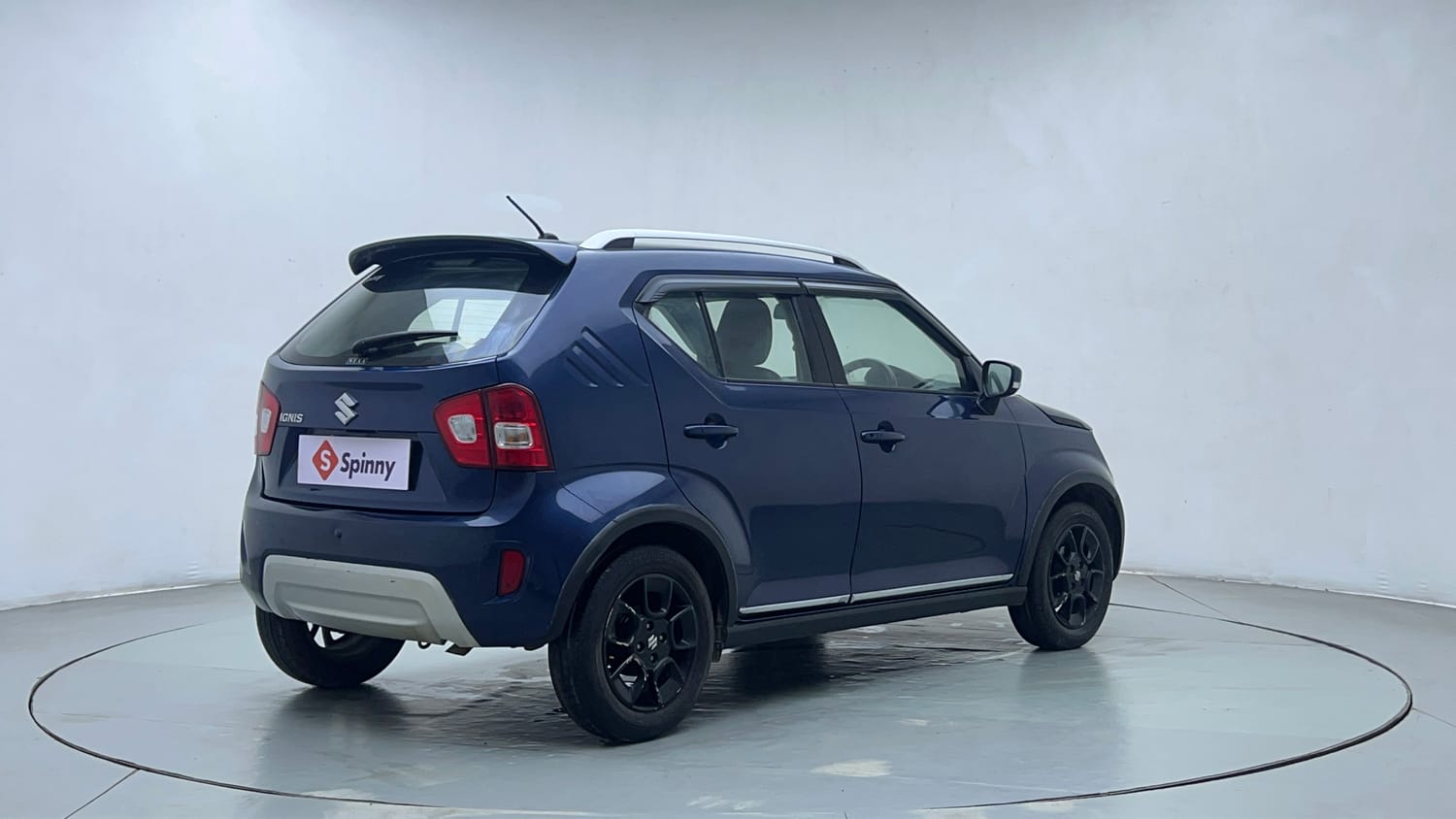 Used 2021 Maruti Suzuki Ignis Zeta 1.2 AMT Petrol Automatic exterior RIGHT REAR CORNER VIEW