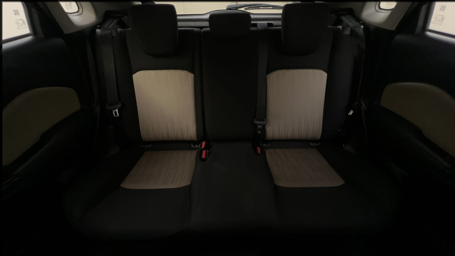 Used 2023 Toyota Glanza G Petrol Manual interior REAR SEAT CONDITION VIEW