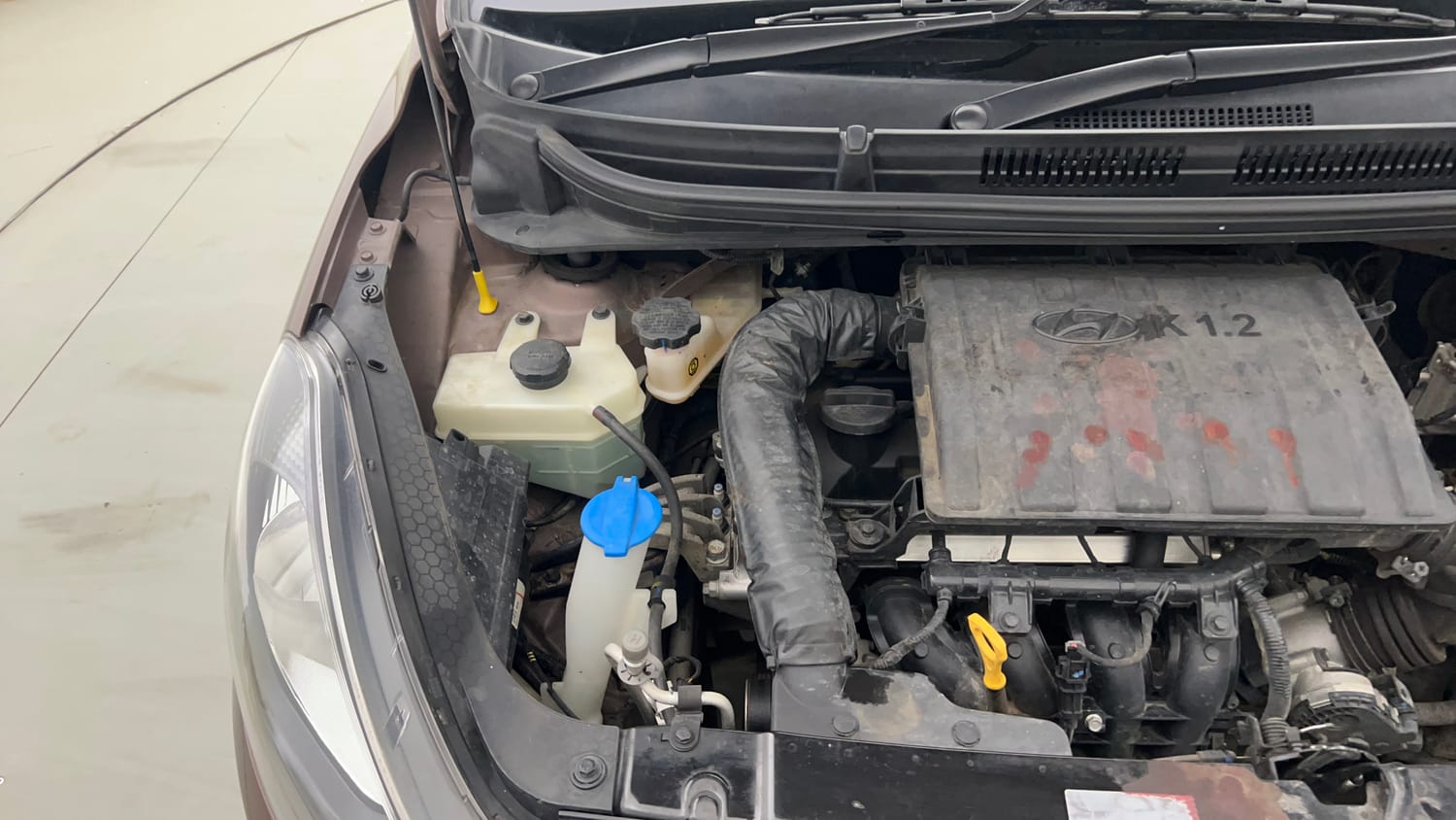 Used 2020 Hyundai Aura S 1.2 Petrol Petrol Manual engine ENGINE RIGHT SIDE VIEW