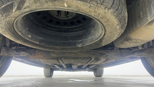 Used 2022 Hyundai Alcazar Signature (O) 6 STR 2.0 Petrol AT Petrol Automatic extra REAR UNDERBODY VIEW (TAKEN FROM REAR)