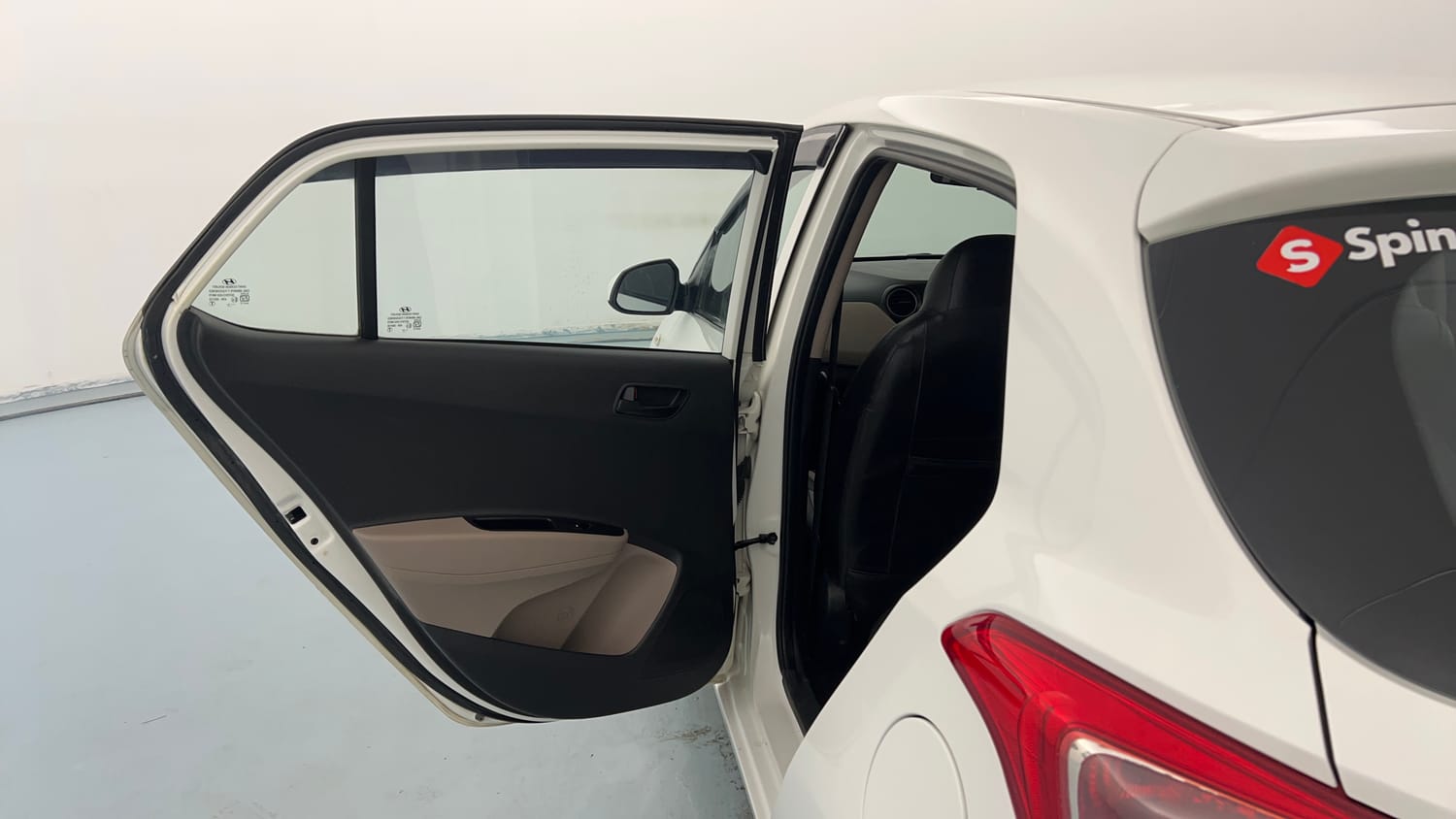 Used 2019 Hyundai Grand i10 Magna 1.2 Kappa VTVT Petrol Manual interior LEFT REAR DOOR OPEN VIEW