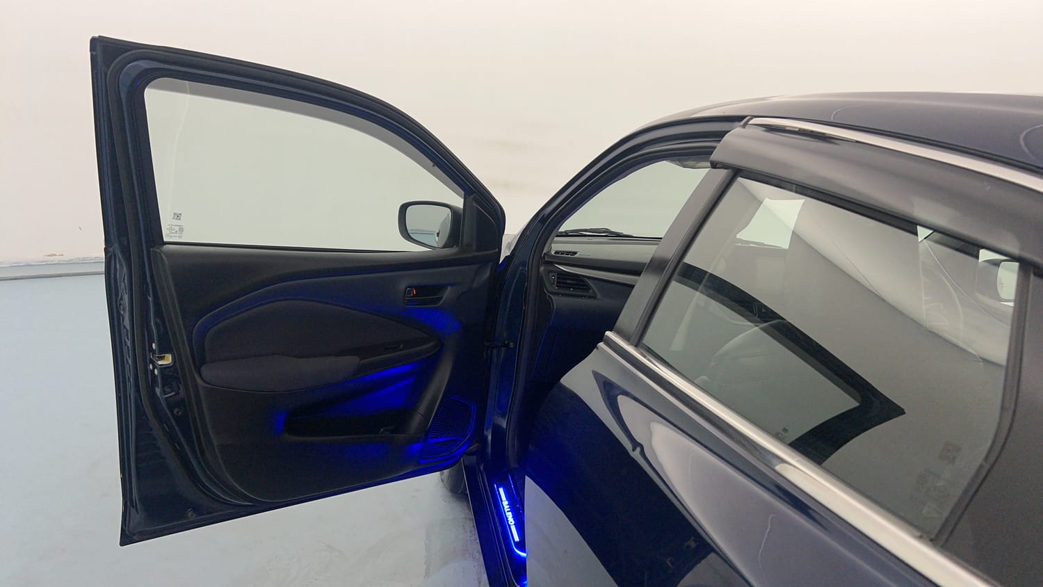 Used 2023 Maruti Suzuki Baleno Delta MT Petrol Manual interior LEFT FRONT DOOR OPEN VIEW