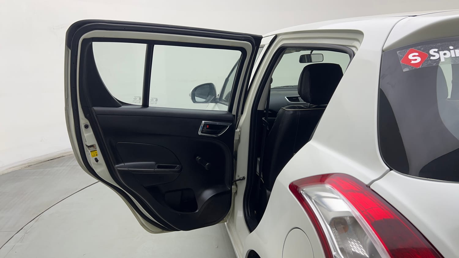 Used 2015 Maruti Suzuki Swift Lxi (O) Petrol Manual interior LEFT REAR DOOR OPEN VIEW
