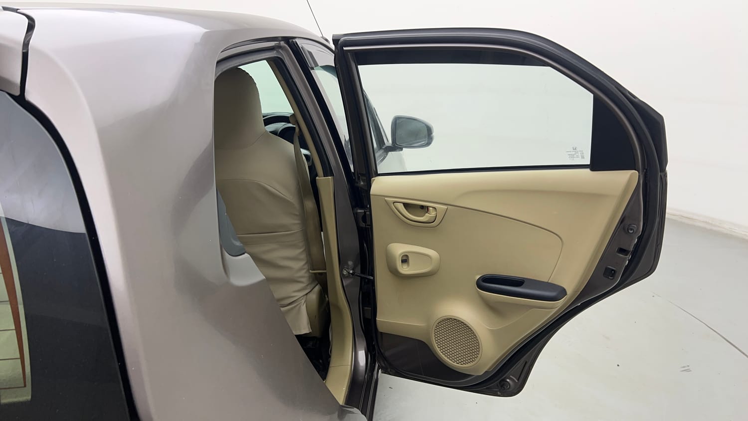 Used 2015 Honda Brio S MT Petrol Manual interior RIGHT REAR DOOR OPEN VIEW