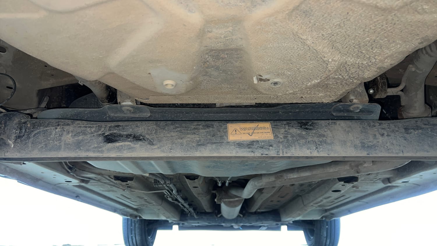 Used 2025 Tata Punch Pure (o) Petrol Manual extra REAR UNDERBODY VIEW (TAKEN FROM REAR)