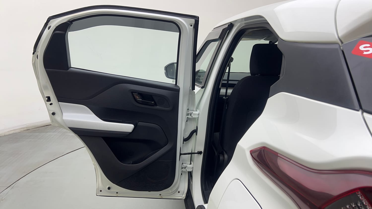 Used 2025 Tata Punch Pure (o) Petrol Manual interior LEFT REAR DOOR OPEN VIEW