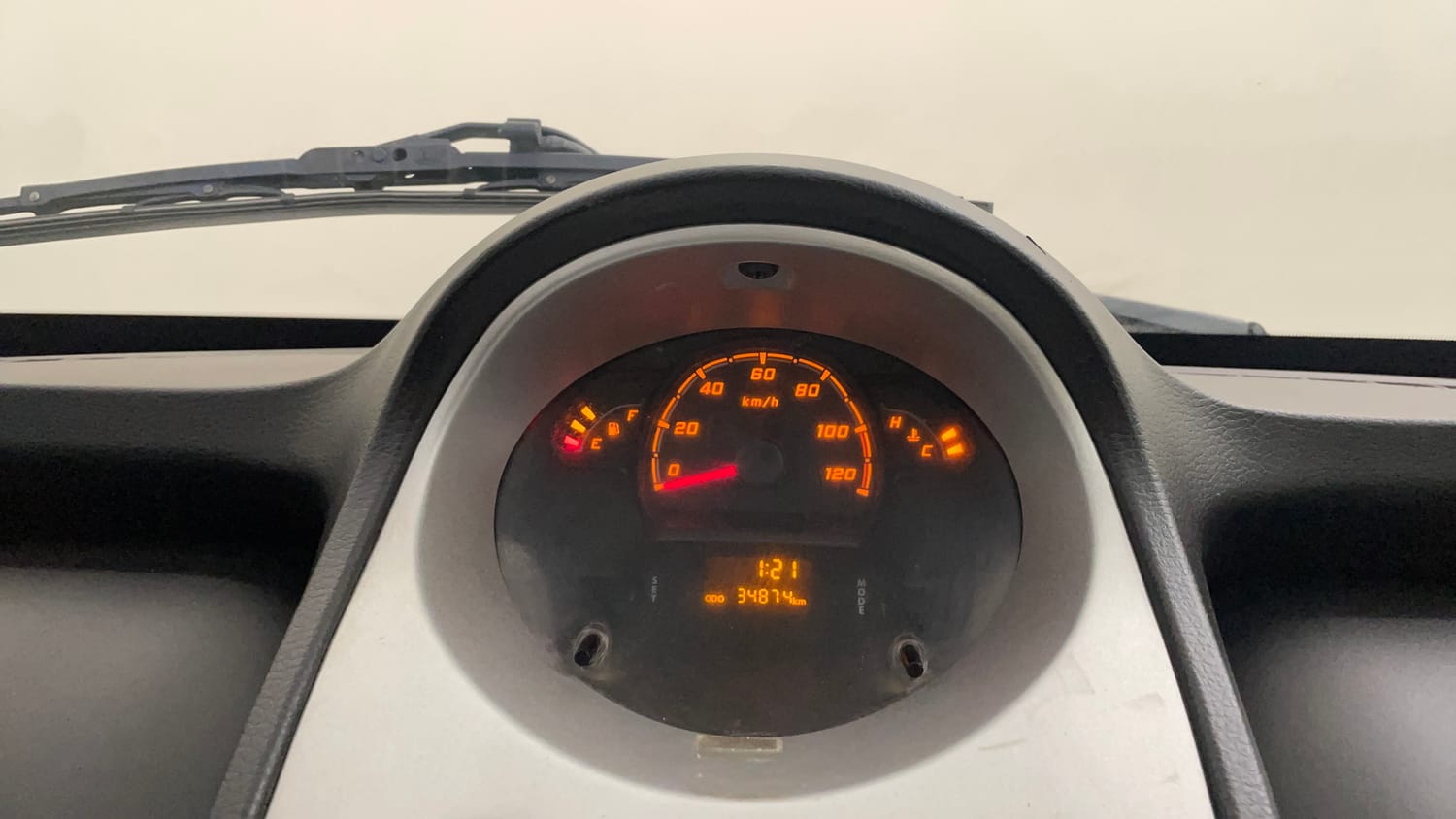 Used 2014 Tata Nano LX Petrol Manual interior CLUSTERMETER VIEW