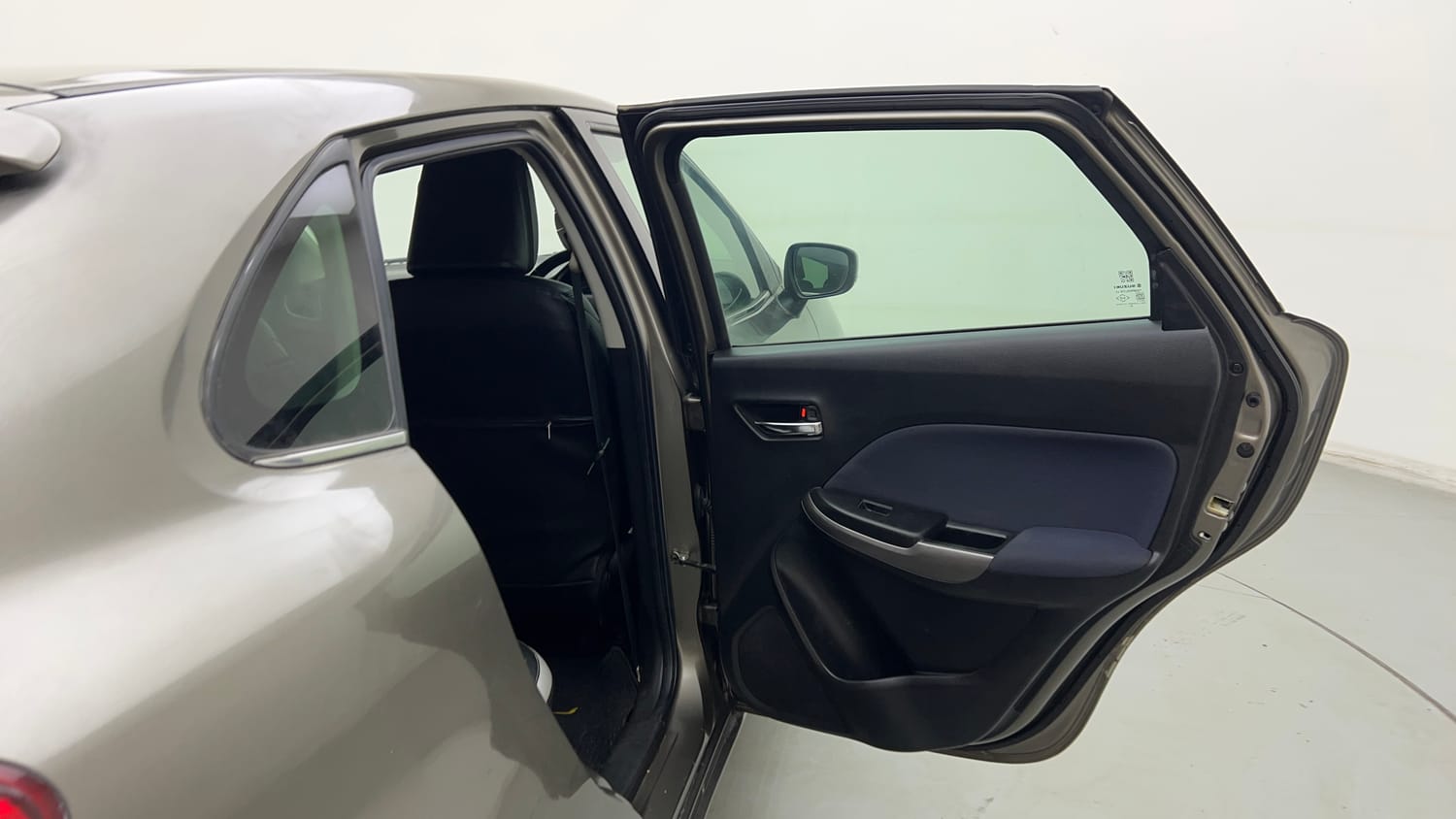 Used 2019 Maruti Suzuki Baleno Alpha Petrol Manual interior RIGHT REAR DOOR OPEN VIEW