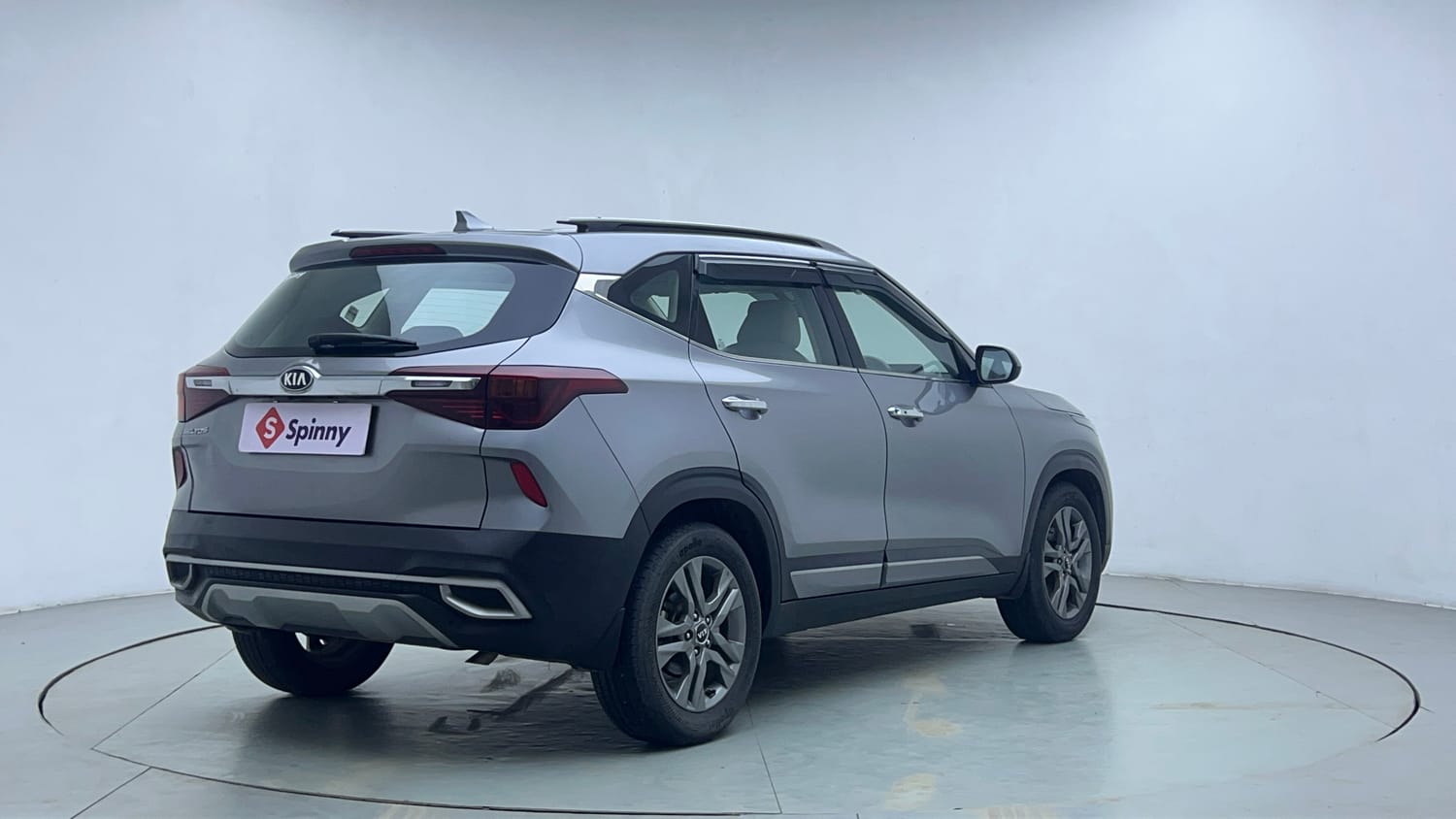 Used 2021 Kia Seltos HTX 1.5 Petrol Manual exterior RIGHT REAR CORNER VIEW