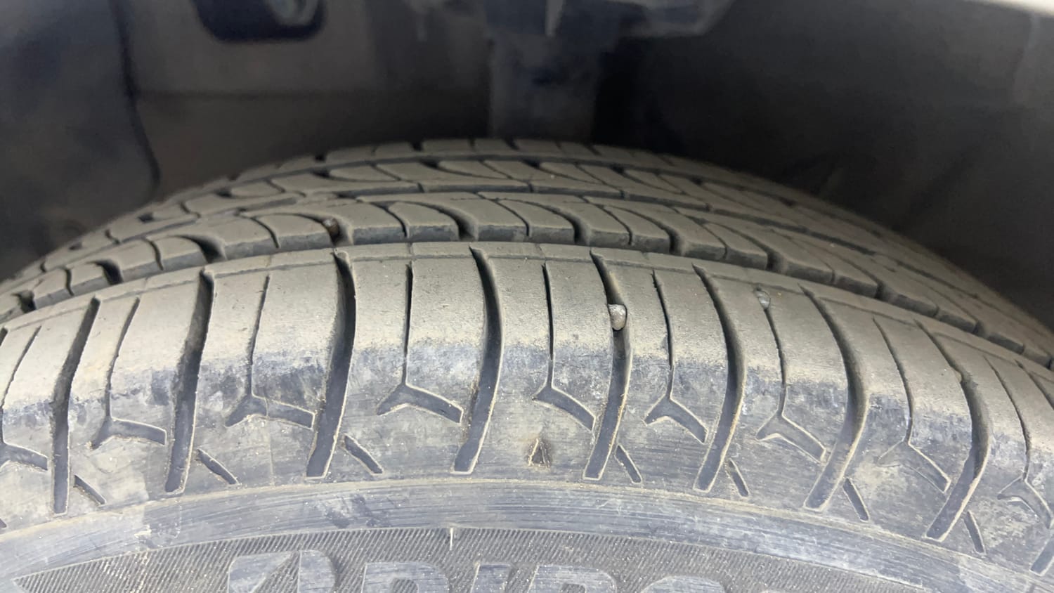 Used 2020 Hyundai Santro Sportz AMT Petrol Automatic tyres LEFT FRONT TYRE TREAD VIEW