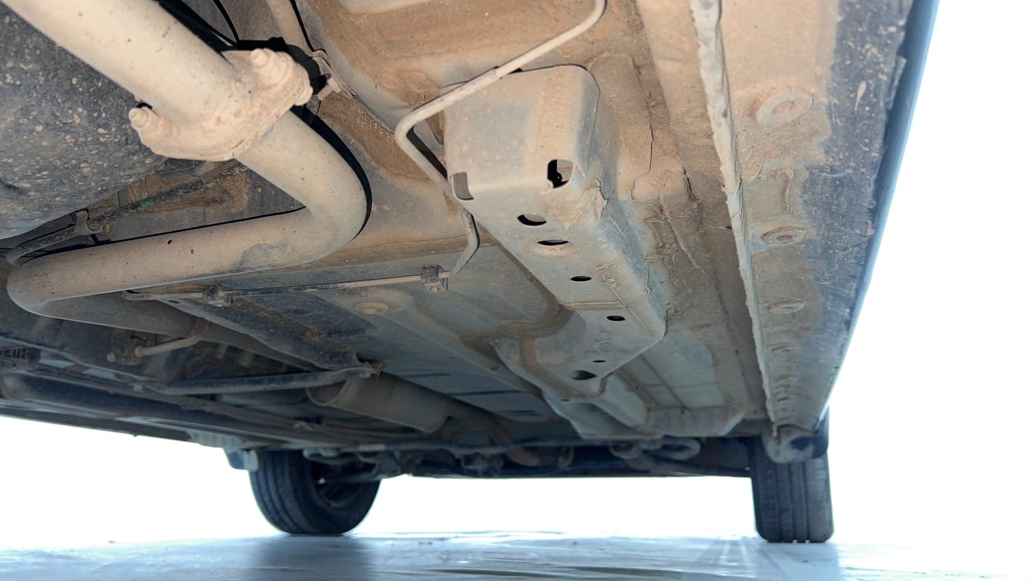 Used 2024 Tata Tiago XTA Petrol Automatic extra REAR RIGHT UNDERBODY VIEW